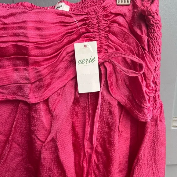 NWT‎ Aerie uptown hot pink mini flowy skirt size small - Picture 3 of 8